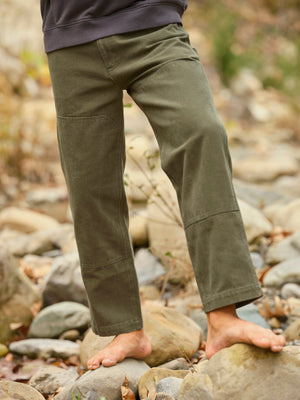 Image of Canvas Work Pants in Rover Green