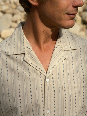 Image of Cosmo Shirt in Natural Dobby