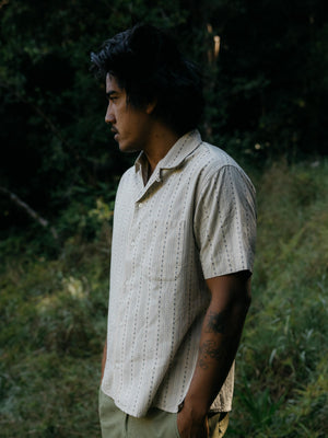 Image of Cosmo Shirt in Natural Dobby