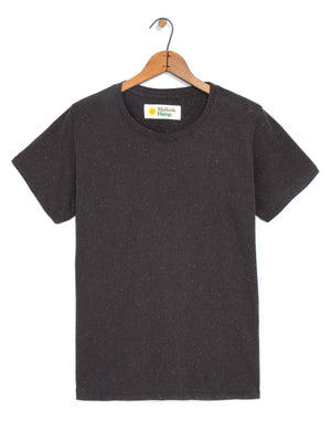 Image of Cosmos Tomboy Tee in Faded Black