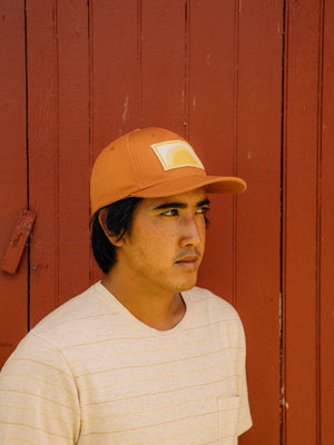 Image of Country Sun Hat in Orange Earth