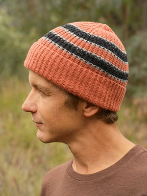 Image of County Cork Beanie in Faded Brick