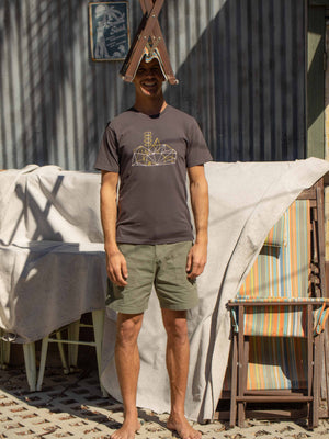 Image of Crystal Palace Tee in Faded Black