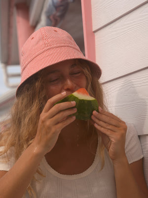 Image of Cupola Bucket Hat in Candy Stripe