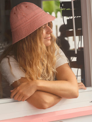 Image of Cupola Bucket Hat in Candy Stripe