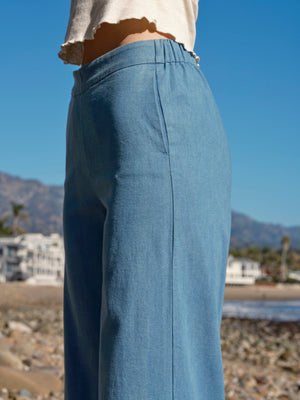 Image of Drift Pants in Denim Chambray