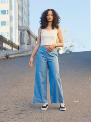 Image of Drift Pants in Denim Chambray