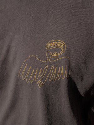 Dude Yes Tee - S - Mollusk Surf Shop - description