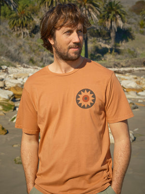 Image of Eye in the Sky Tee in Redwood