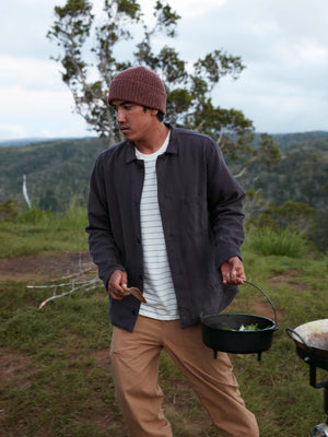 Image of Fall Deck Jacket in Faded Navy