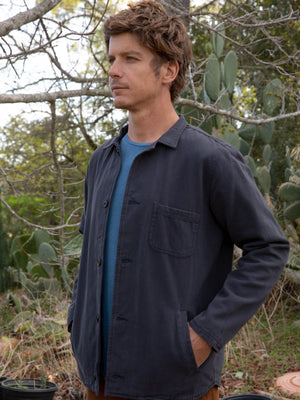 Image of Fall Deck Jacket in Faded Navy