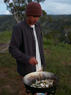 Image of Fall Deck Jacket in Faded Navy