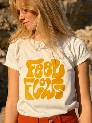 Image of Feel Flows Tee in White