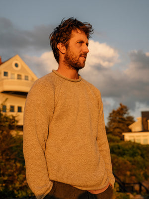 Image of Fisherman Sweater in Natural