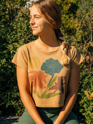 Image of Garden Tee in Tan Earth