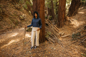 Image of Golden Hour Pullover in Navy Indigo