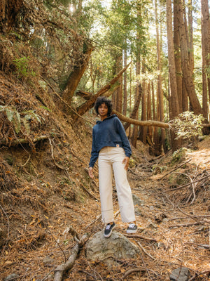 Image of Golden Hour Pullover in Navy Indigo