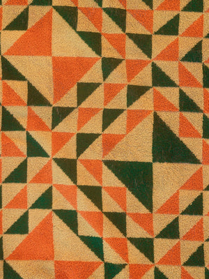 Image of Graphis Towel in Green / Orange