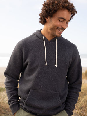 Image of Heavy Terry Pullover in Navy