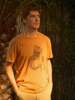 Hemp Jellyfish Tee - S - Mollusk Surf Shop - description