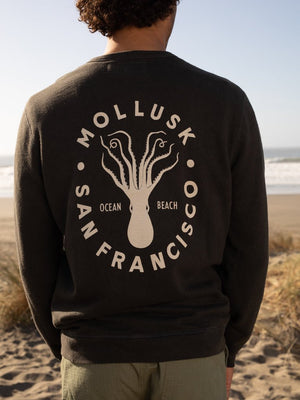 Hemp Octo Crew - S - Mollusk Surf Shop - description