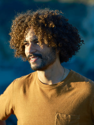 Image of Hemp Pocket Tee in Almond