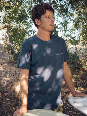 Hemp Pocket Tee - S - Mollusk Surf Shop - description