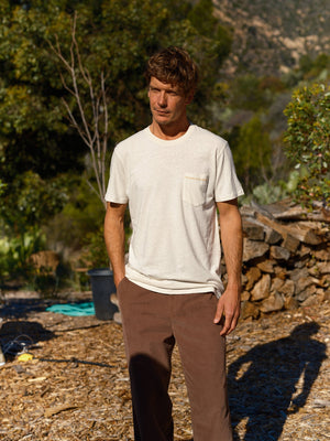 Image of Hemp Pocket Tee in Natural