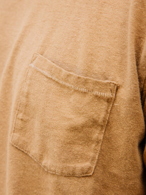 Image of Hemp Pocket Tee in Tan Earth