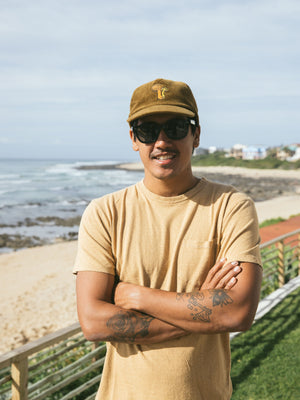 Image of Hemp Pocket Tee in Tan Earth