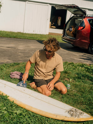 Image of Hemp Pocket Tee in Tan Earth