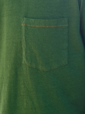 Image of Hemp Pocket Tee in True Green