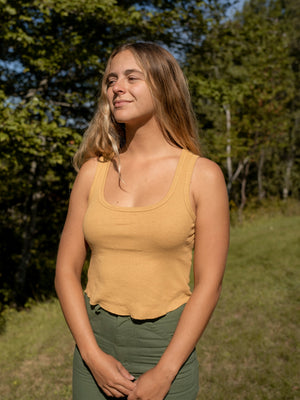 Image of Hemp Rib Tank in Sun Shine