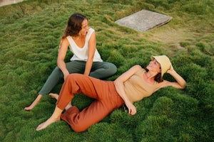 Image of Hemp Rib Tank in Tan Earth