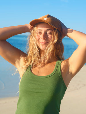 Image of Hemp Rib Tank in True Green