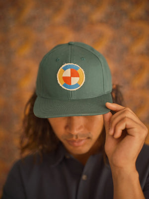 Image of Hex Patch Hat in Rover Green