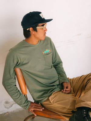 Image of Hot Salmon Long Sleeve in Wakame