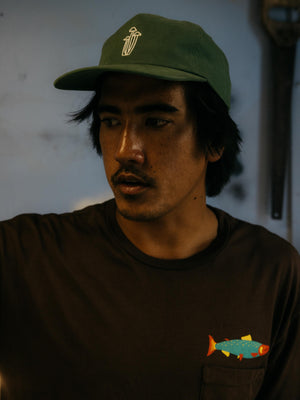 Image of Hot Salmon Tee in Brown