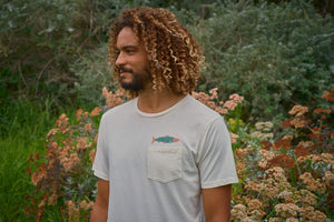 Image of Hot Salmon Tee in Super Natural