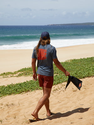 Image of Infinity Wind Tee in Dull Indigo