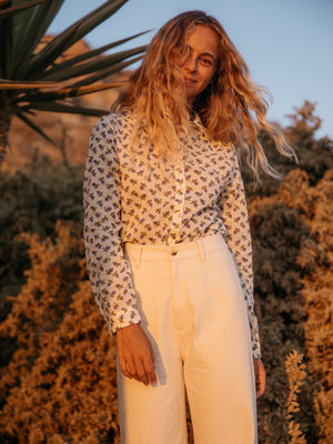 Image of Jane Shirt in Sand Flower