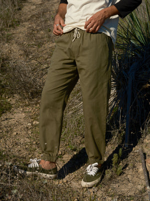 Image of Jeffrey Pants in Faded Mash Green