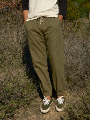 Image of Jeffrey Pants in Faded Mash Green