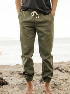 Image of Jeffrey Pants in Faded Mash Green