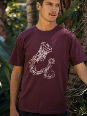 Image of Jellyfish Tee in Moby Grape