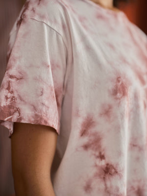 Image of Kat Tee in Lavender Tie Dye