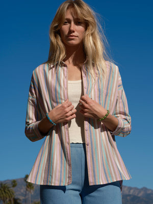 Image of Keaton Shirt in Inlet Stripe