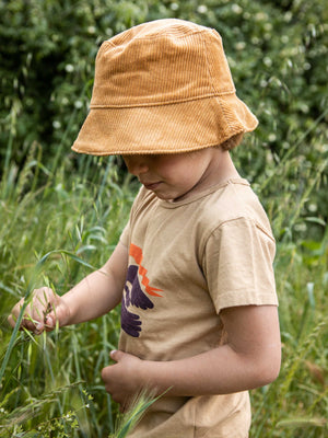 Image of Kids Bucket Hat in Coyote Corduroy