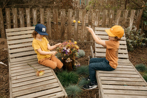 Image of Kids Shaka Hat in Navy