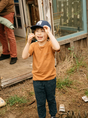 Image of Kids Shaka Hat in Navy